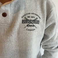 Bobcaygeon Nantucket Fleece Button Henley Unisex