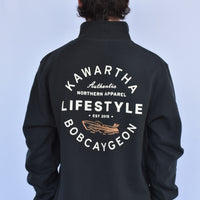 Kawartha Lifestyle Bobcaygeon Boat Logo 1/4 Zip Sweater