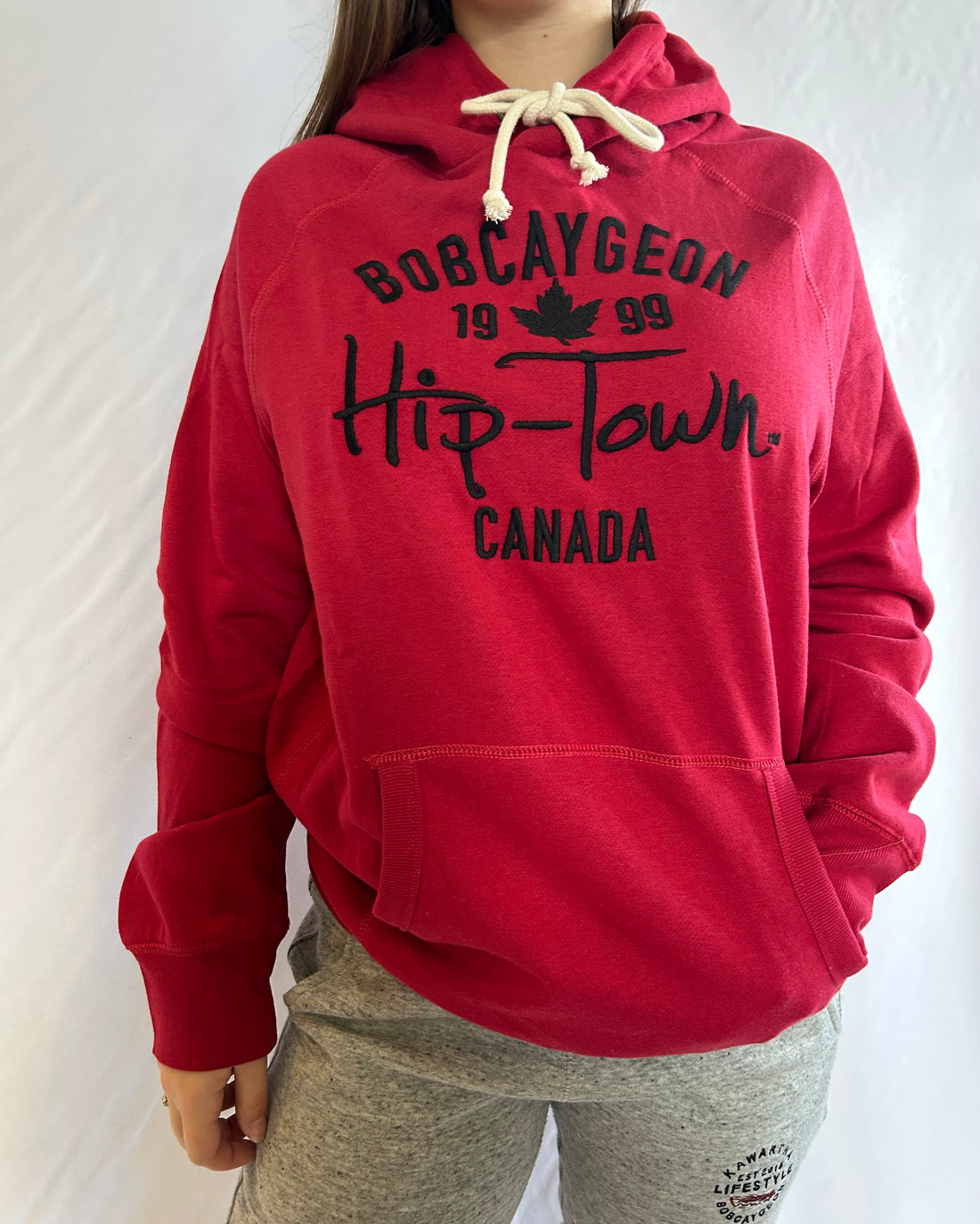 Hip-Town Bobcaygeon Embroidered Hoodie