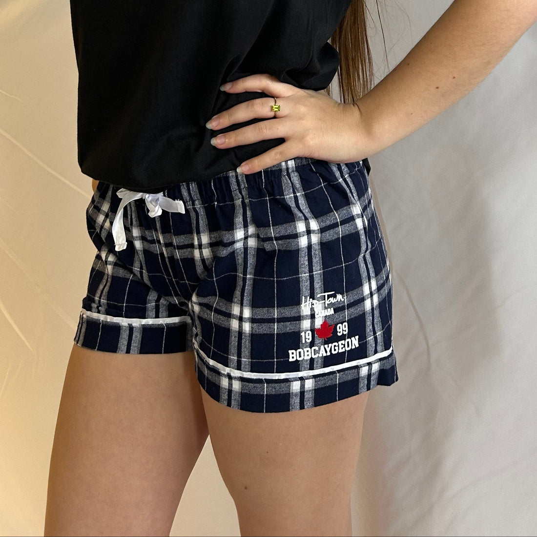 Hip-Town Flannel Shorts
