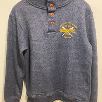 Bobcaygeon Nantucket Fleece Button Henley Unisex
