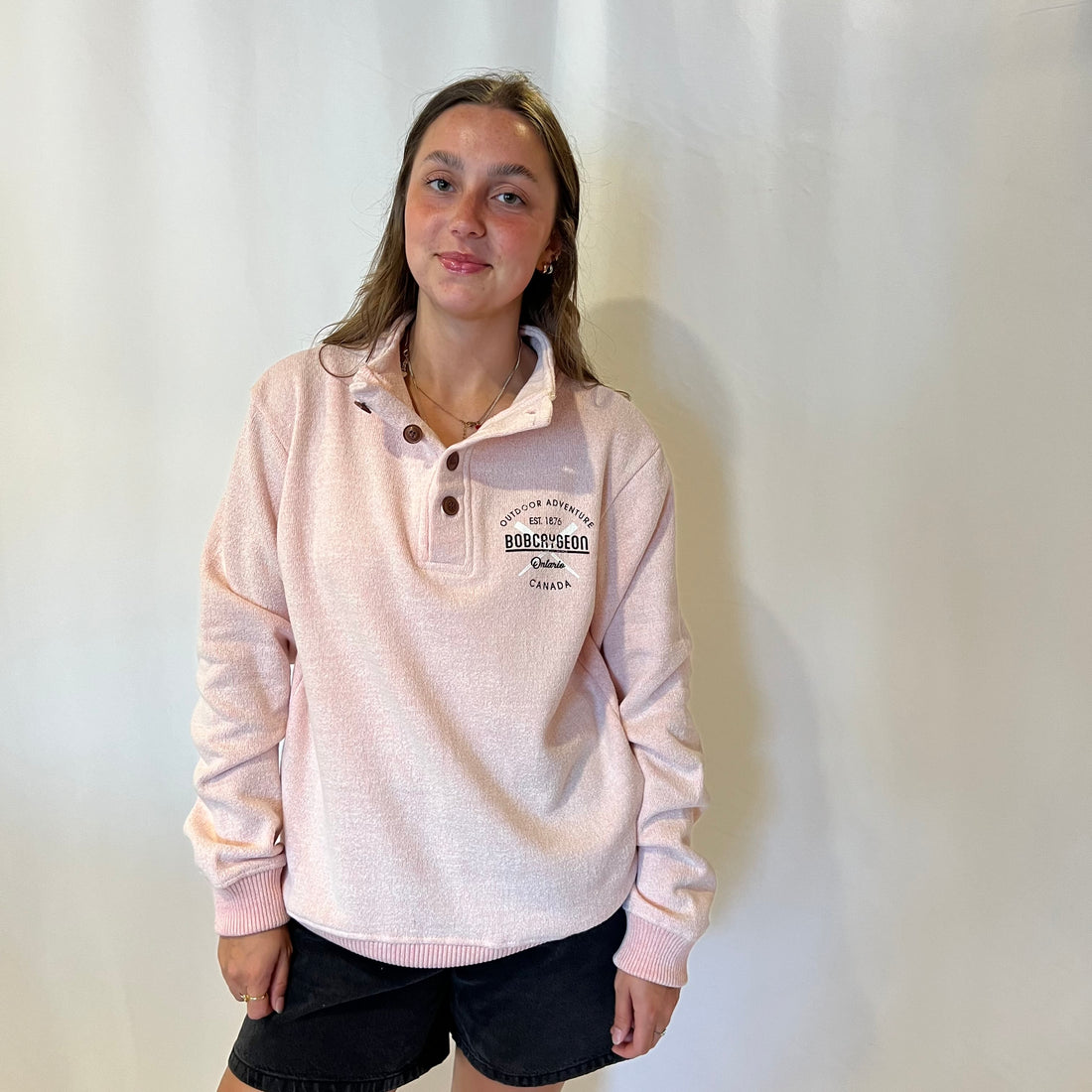 Bobcaygeon Nantucket Fleece Button Henley Unisex