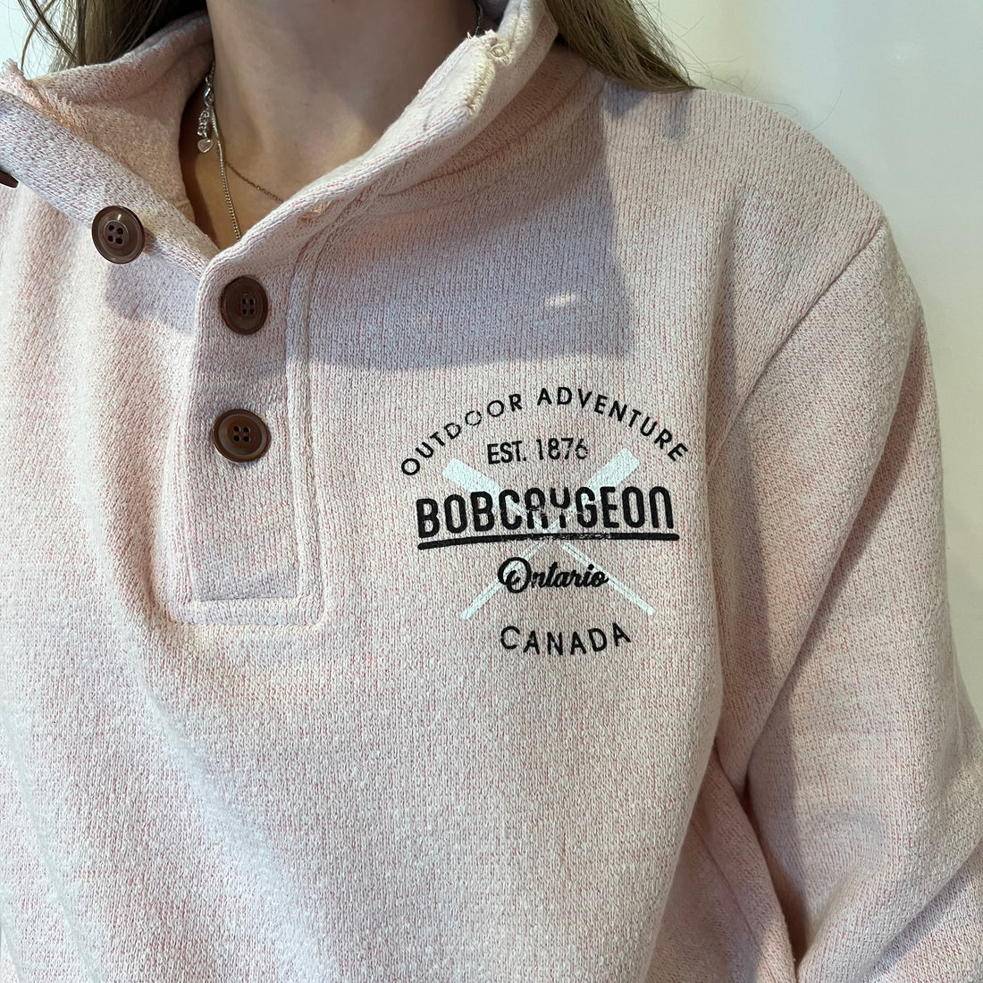Bobcaygeon Nantucket Fleece Button Henley Unisex
